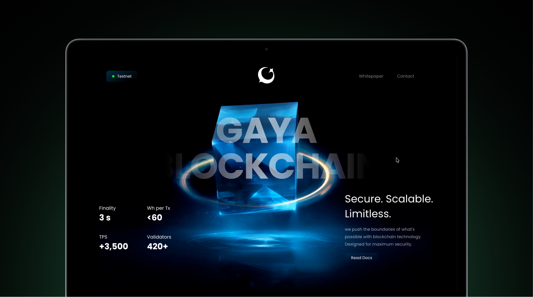 Gaya Blockchain. Web3 · L1 · Launch