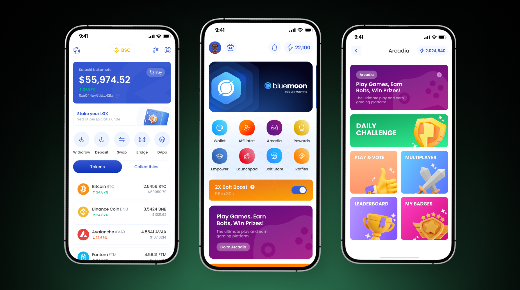 Legion Network dashboard